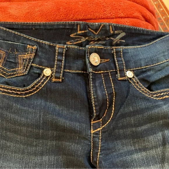 Seven7 Women's Blue Jeans - Picture 2 of 5